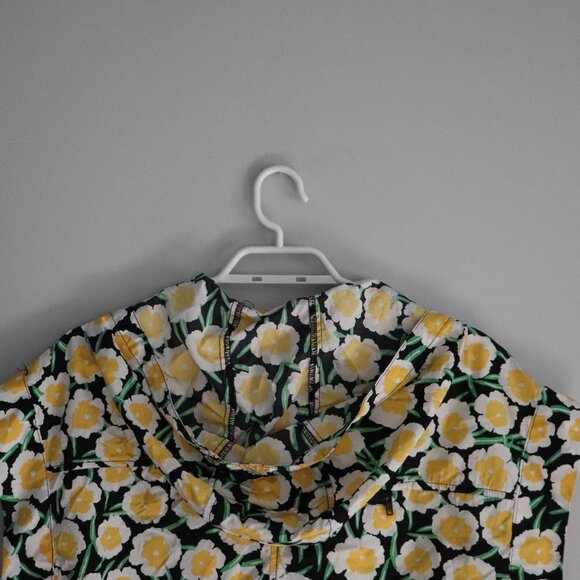 Diane Von Furstenberg x Target Yellow S Packable Sleeveless Hooded Full Zip Vest - Picture 8 of 13